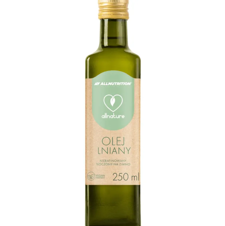 ALLNATURE Olej Lniany Nierafinowany 250ml