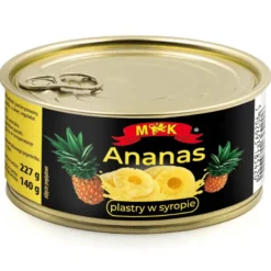 Ananas plastry w syropie 227g
