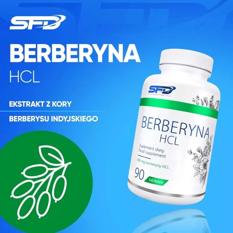 Berberyna HCL 98% 500 mg 90 tabletek