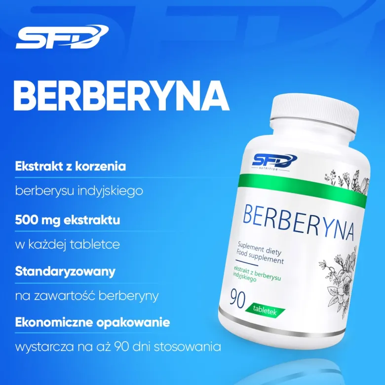 BERBERYNA 90 tabletek