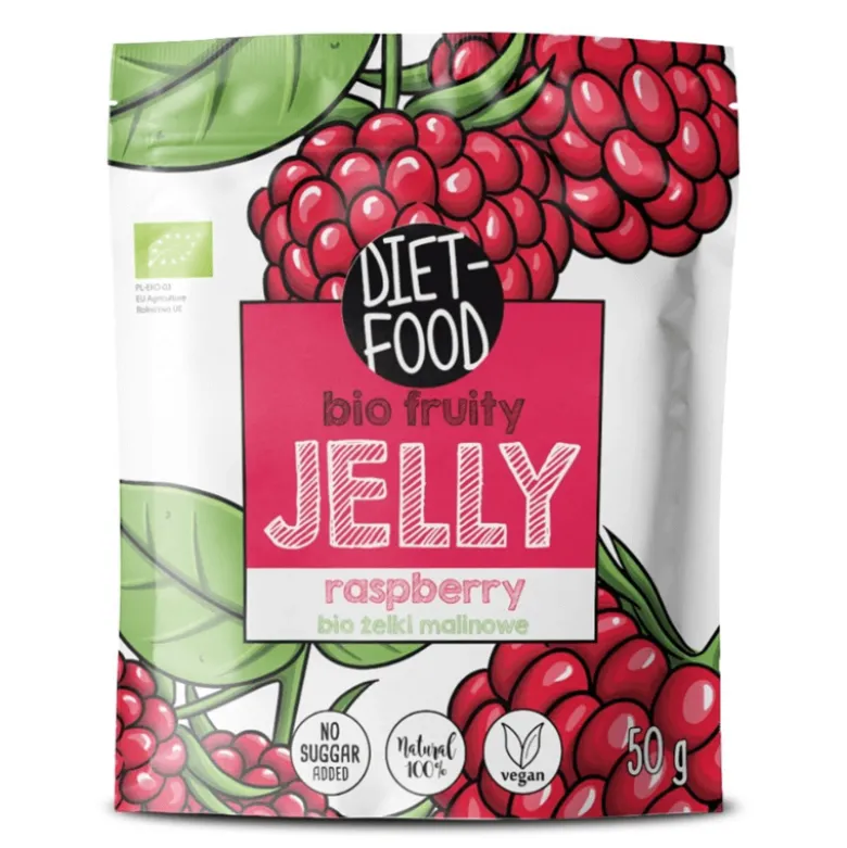 Bio Żelki Owocowe Malina 50g