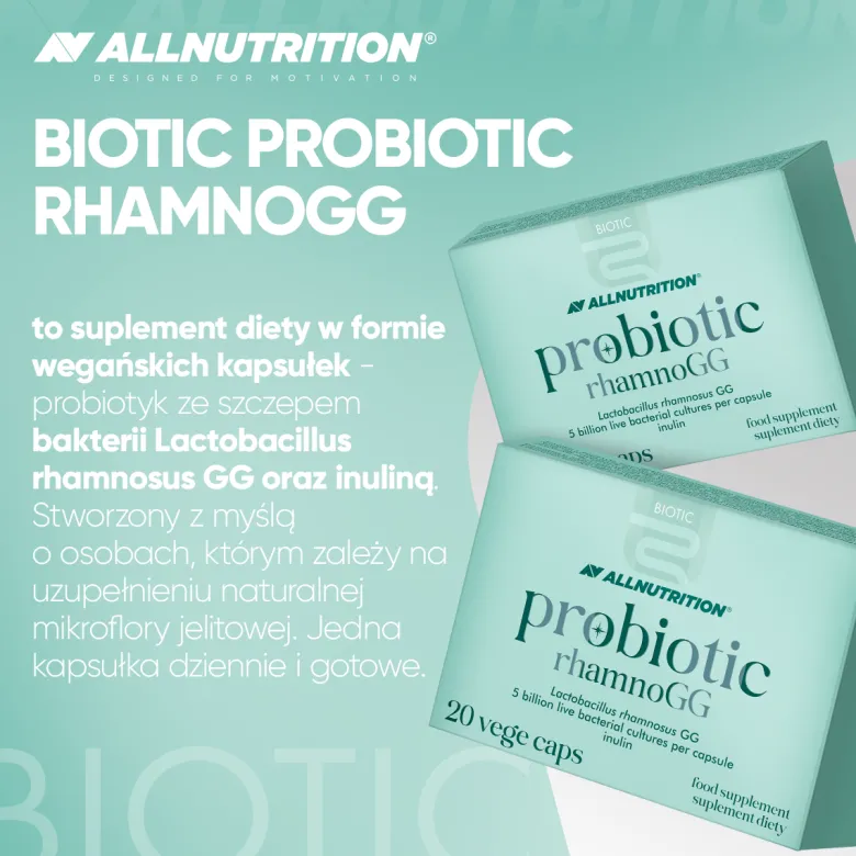 BIOTIC Probiotic RhamnoGG 20 kapsułek