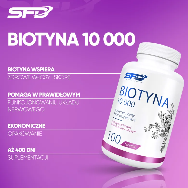 Biotyna 10 000 100 tabletek