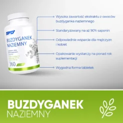 BUZDYGANEK NAZIEMNY 360 tabletek