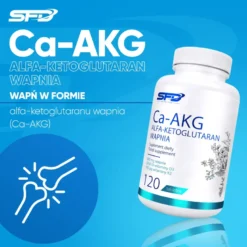 Ca-AKG Alfa-Ketoglutaran Wapnia 120 tabletek