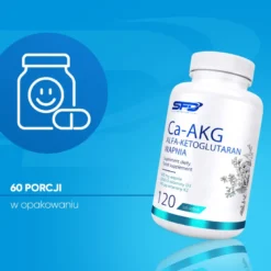 Ca-AKG Alfa-Ketoglutaran Wapnia 120 tabletek