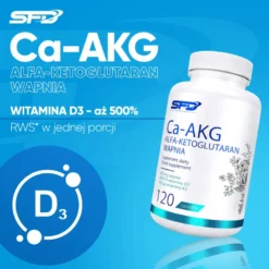 Ca-AKG Alfa-Ketoglutaran Wapnia 120 tabletek