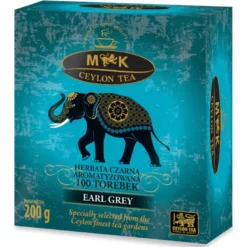 Ceylon Tea Herbata Czarna Earl Grey o smaku bergamotki 2g x 100 torebek