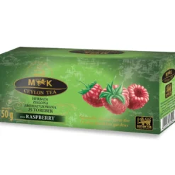 Ceylon Tea Herbata Zielona O Smaku Maliny 2g x 25 torebek
