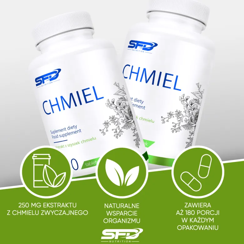 Chmiel 180 tabletek