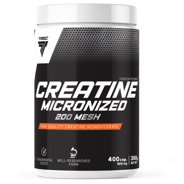 Creatine micronized 200 mesh 400caps