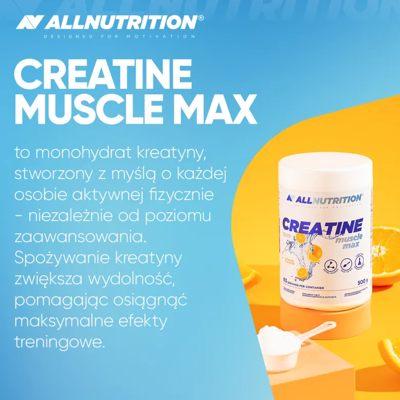 CREATINE MUSCLE MAX (KREATYNA - MONOHYDRAT) 500g