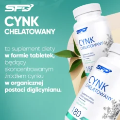 Cynk Chelatowany 180 tabletek