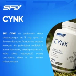 Cynk 15 mg 120 tabletek