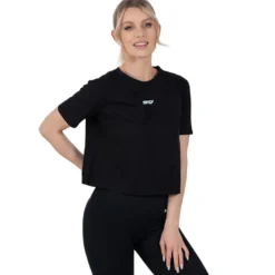 Damski T-SHIRT Loose Black 1szt