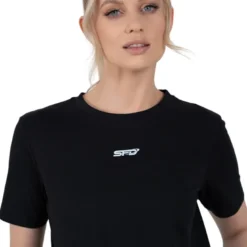 Damski T-SHIRT Loose Black 1szt