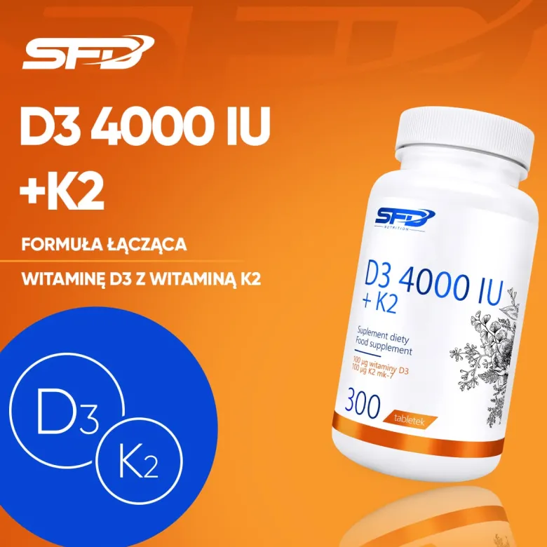 D3 4000 + K2 300 tabletek