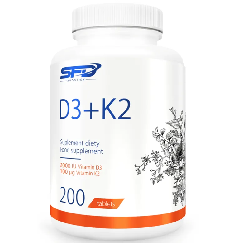 D3 + K2 200 tabletek