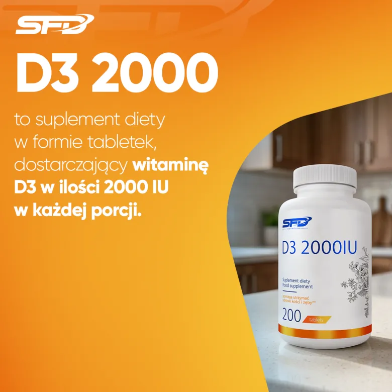 D3 2000 200 tabletek
