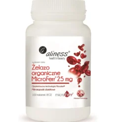 Żelazo organiczne MicroFerr 25 mg 100tab vege