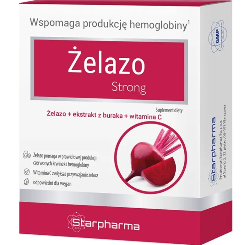 Żelazo Strong 30 kapsułek