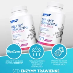 Enzymy Trawienne do ssania 120 tabletek