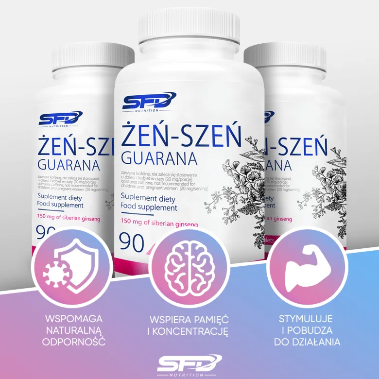 Żeń-Szeń Guarana 90 tabletek