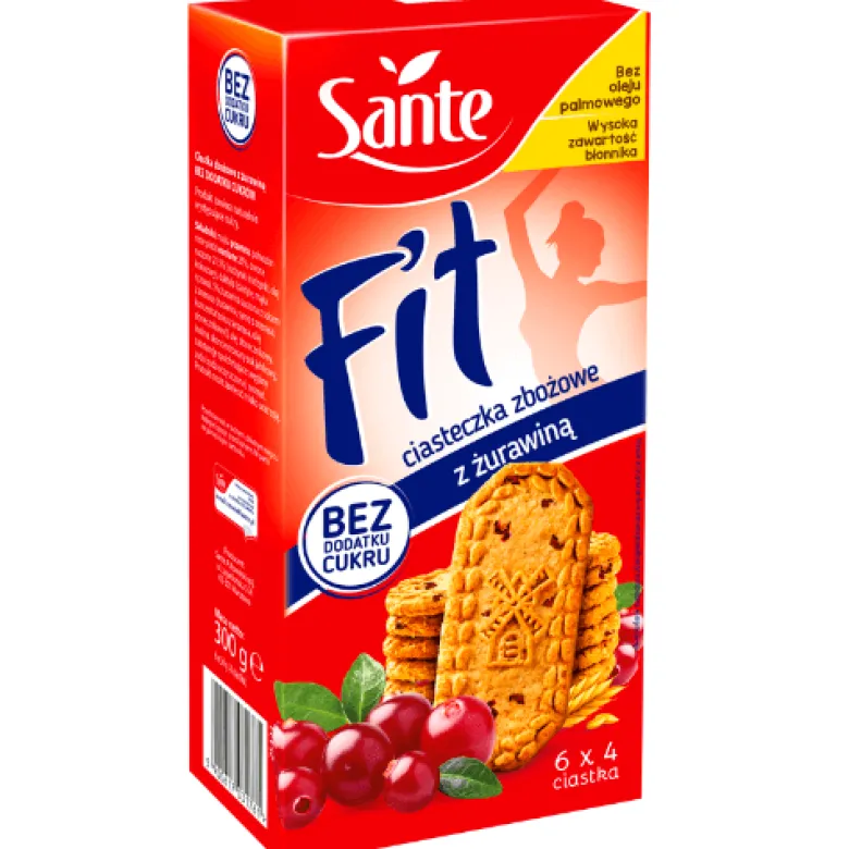 Fit Ciasteczka zbożowe 300g