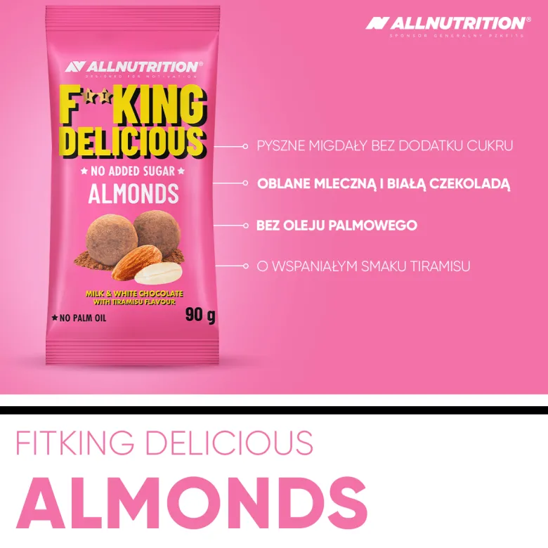 Fitking Delicious Almonds 90g