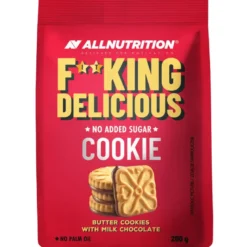 Fitking Delicious Cookie Butter Cookies With Milk Chocolate 200g