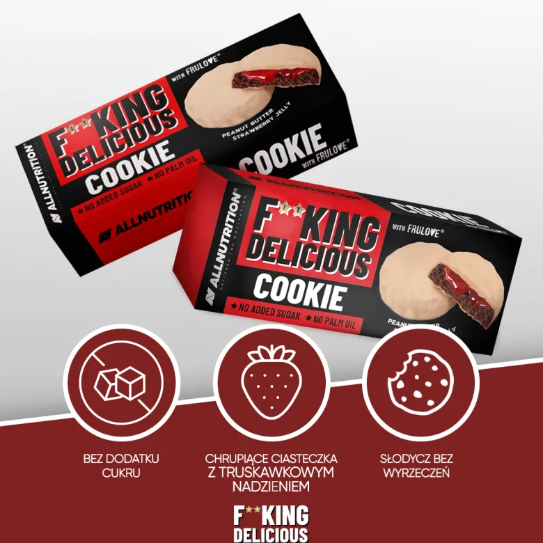 Fitking Delicious Cookie Peanut Butter Strawberry Jelly 128g
