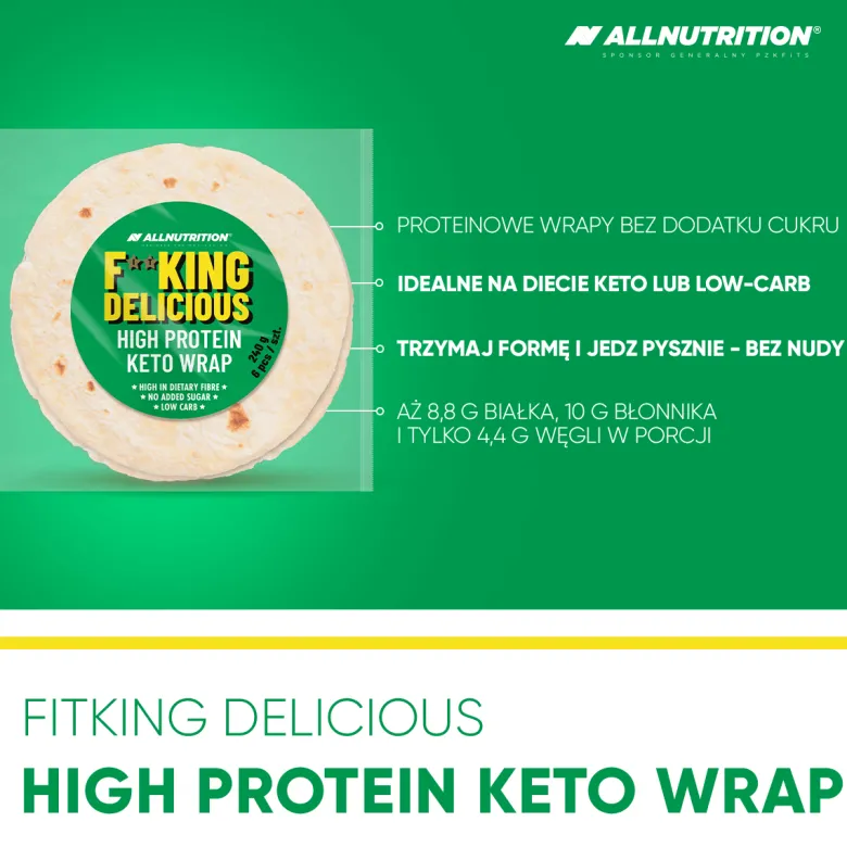 Fitking Delicious High Protein Keto Wrap 240g