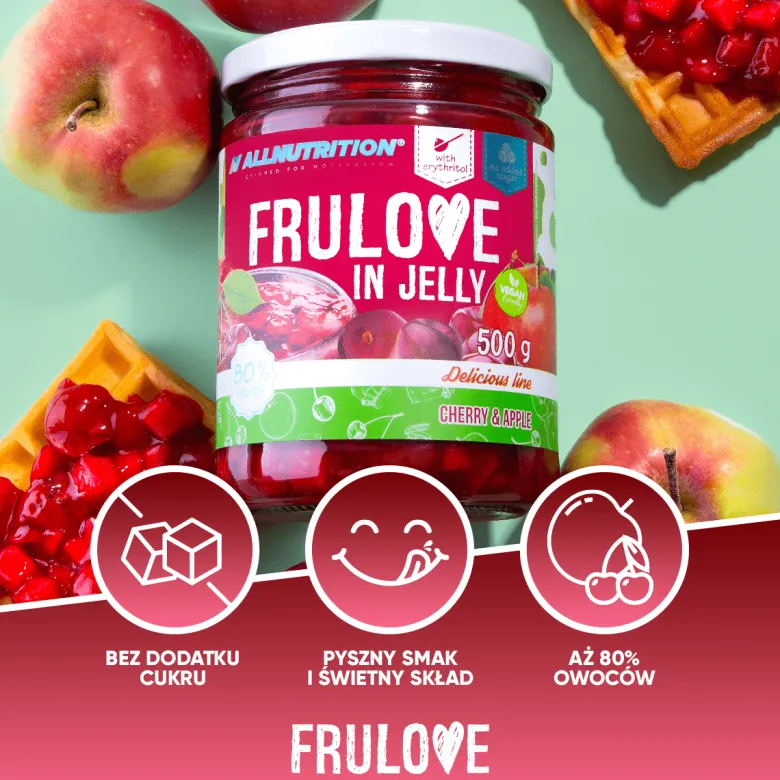 FRULOVE In Jelly Apple & Cherry (Jabłko - Wiśnia) 500g