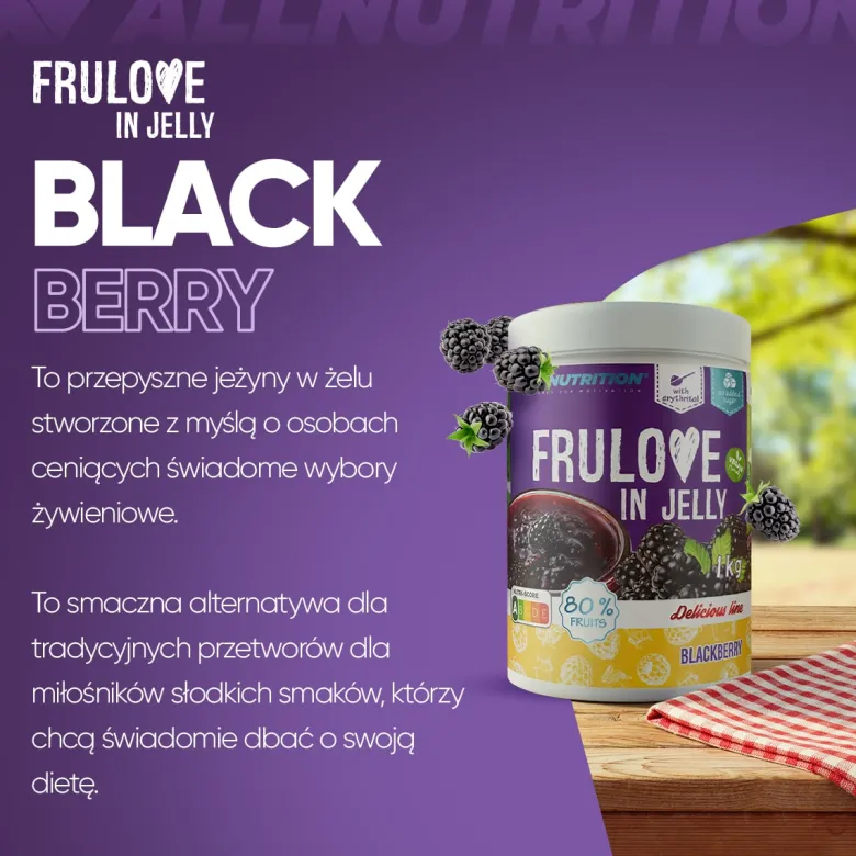 FRULOVE In Jelly Blackberry (Jeżyna) 1000g