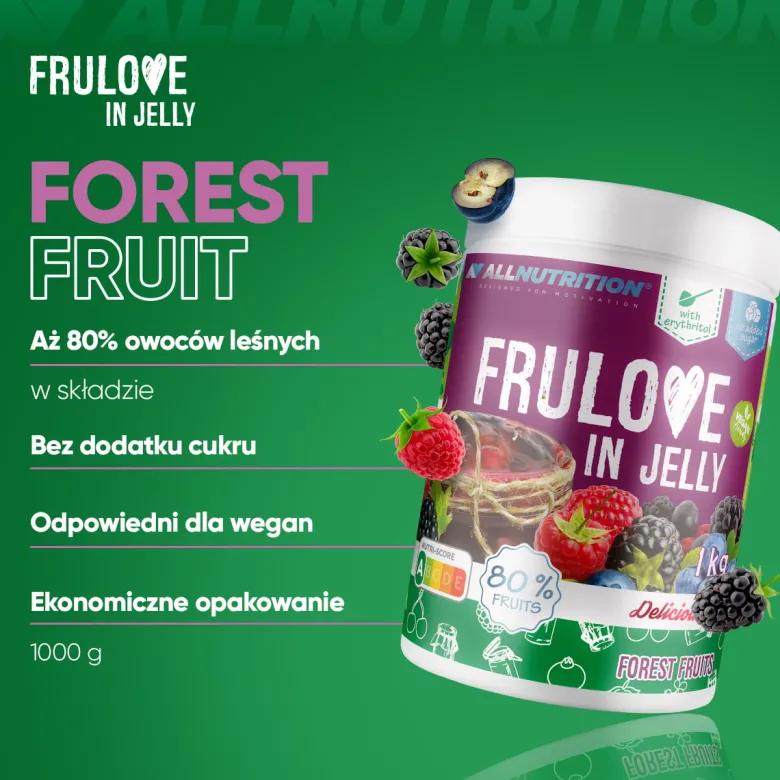 FRULOVE In Jelly Forest Fruits (Owoce leśne) 1000g