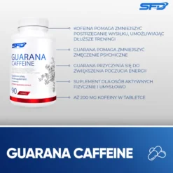 Guarana z kofeiną (Guarana Caffeine) 90 tabletek