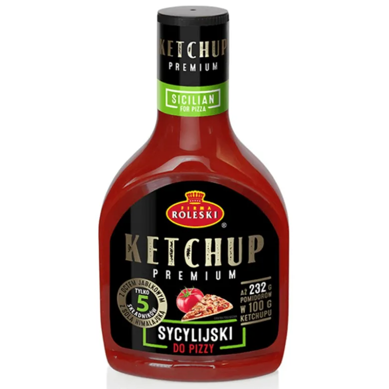 Ketchup Premium Sycylijski do pizzy 465g