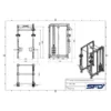 Klatka treningowa Power Rack SFD W4 1 szt.