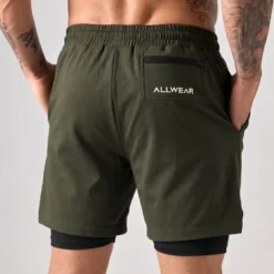 Knit Spodenki 2w1 Khaki 1 szt.