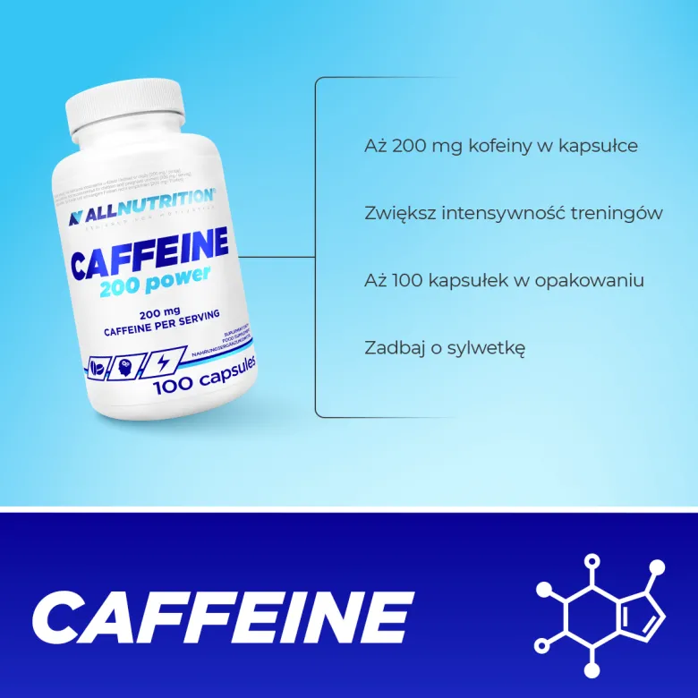 Kofeina (Caffeine) 100 kapsułek