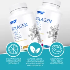Kolagen + MCT + Wit. C 180 kapsułek