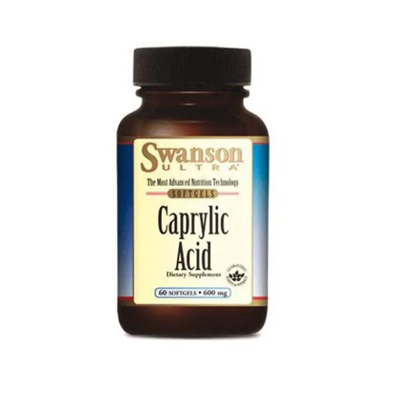 Kwas kaprylowy (Caprylic Acid 600mg) 60kap.