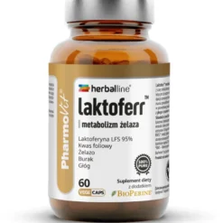 Laktoferr metabolizm żelaza 60 kapsułek