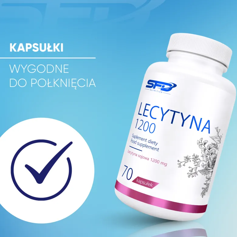 Lecytyna 1200 70 kapsułek