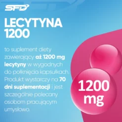 Lecytyna 1200 70 kapsułek