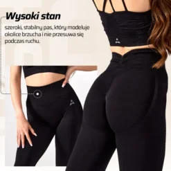 Legginsy Push Up V Back Butter Yellow 1 szt.