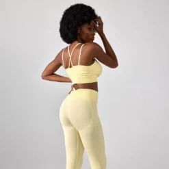 Legginsy Push Up V Back Butter Yellow 1 szt.