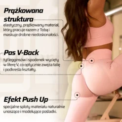 Legginsy Push Up V Back Espresso 1 szt.