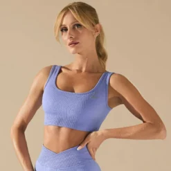 Legginsy + Top BASIC V-WAIST LAVENDER BLUE zestaw