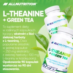 L-theanine + Green Tea 90 kapsułek